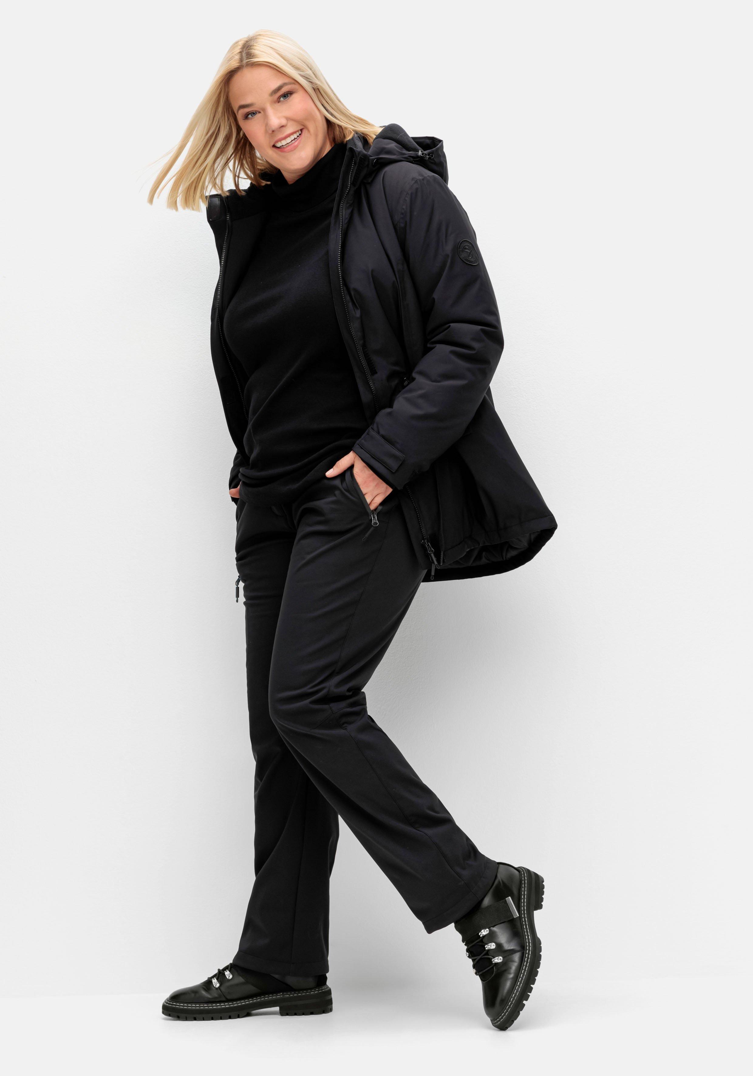 Funktionshose aus Softshell, wasser- und windabweisend