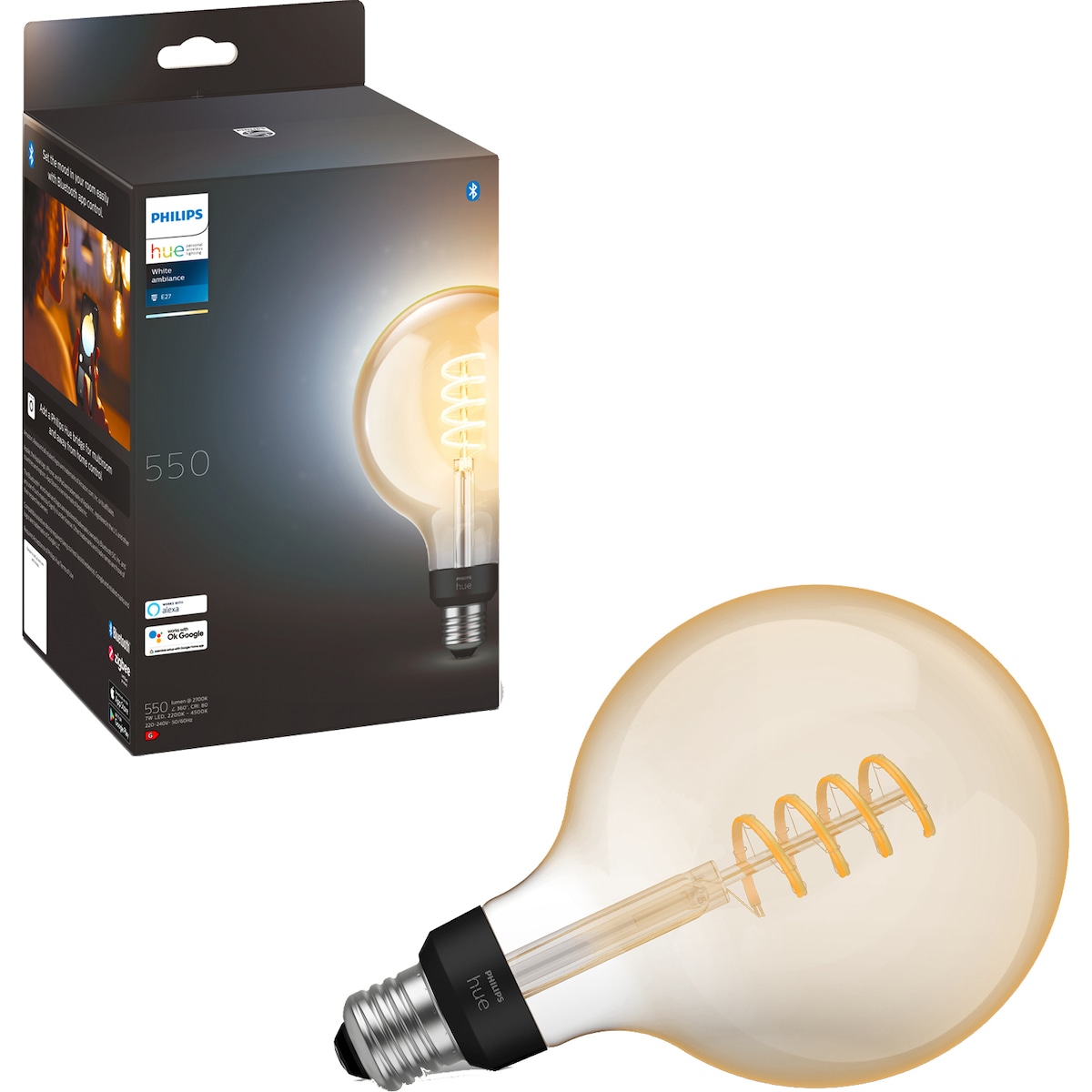 Philips Hue WA 7W Fil G125 E27