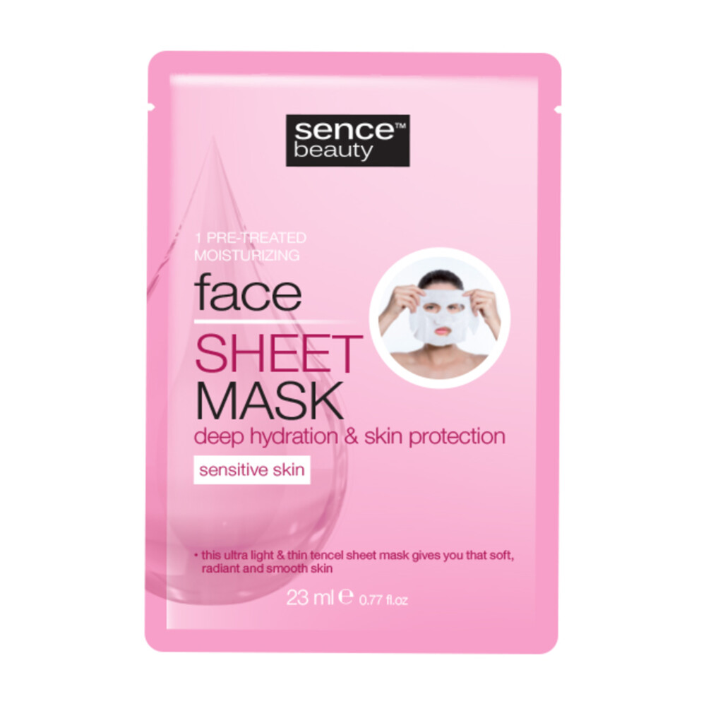 4x Sence Gezichtsmasker Tencel