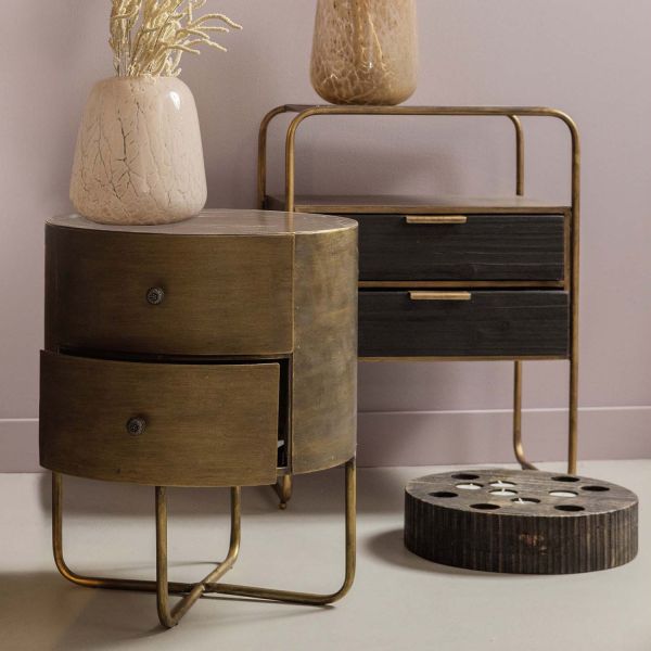 BePureHome Glossy Kastje - Metaal - Antique Brass