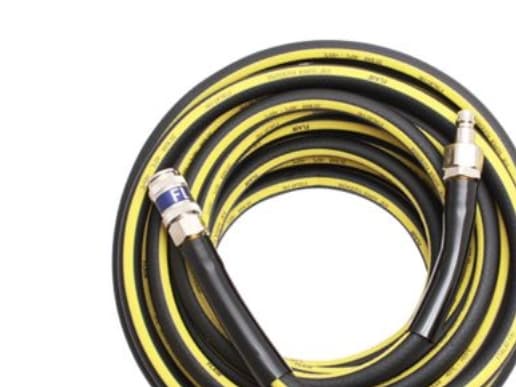 Flair trykluftslange 10m - 3/8'' super flexslange m/kobling og sikkerhedsnip max 20 bar