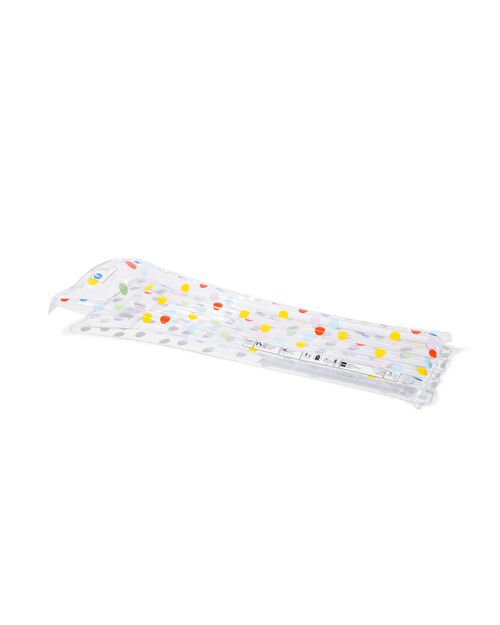 matelas gonflable à pois 175x62x18