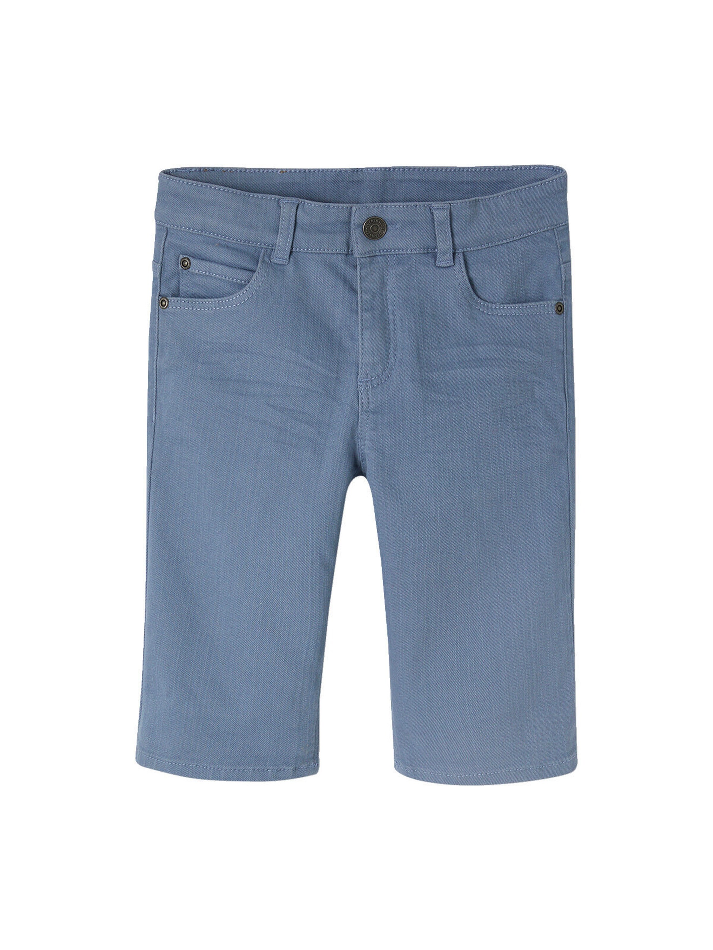 Vertbaudet Jungen Shorts, Bundweite verstellbar graublau