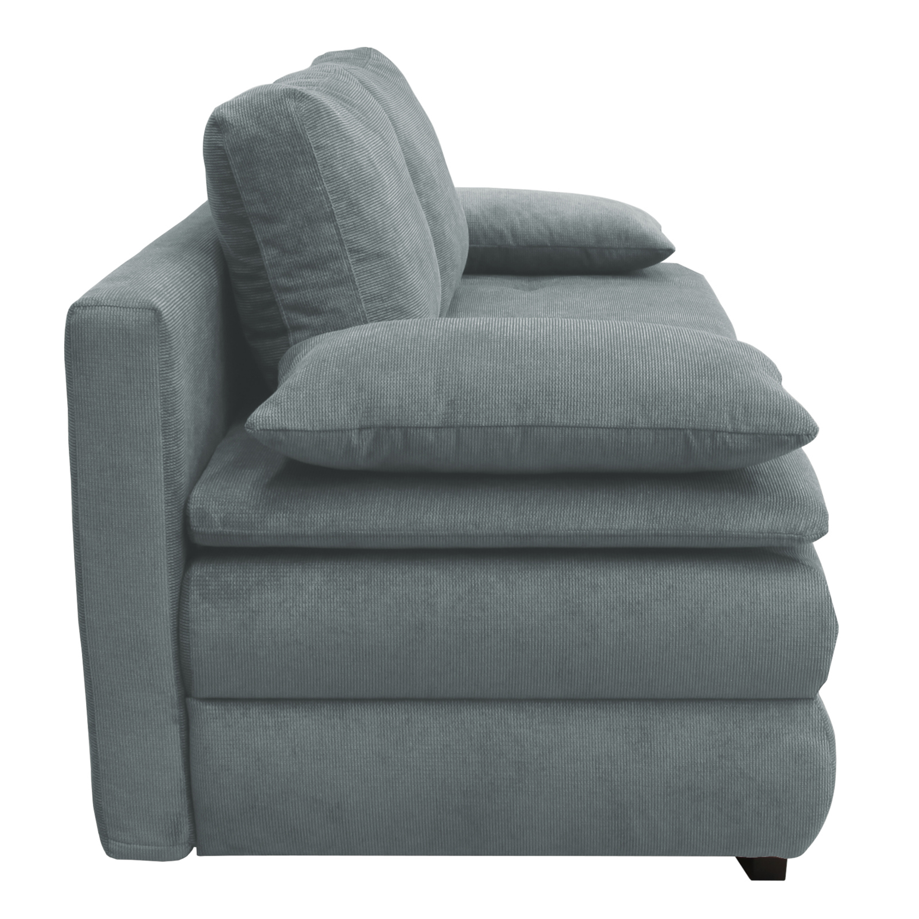 Schlafsofa - dunkelblau - mit Staukasten - 202 cm