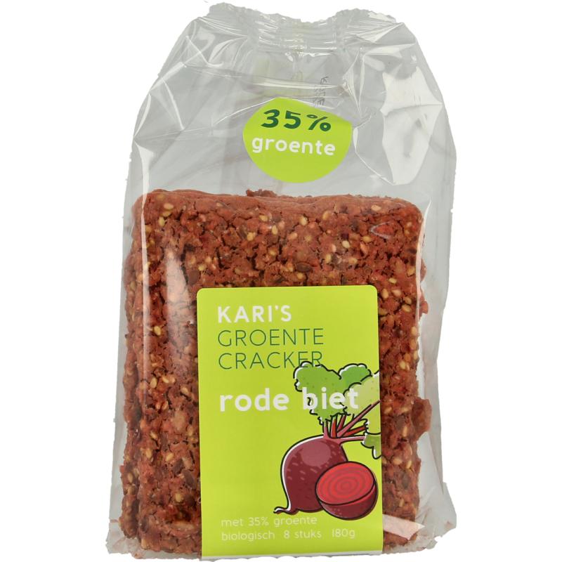 Kari’S Crackersgroentecracker Rode Biet Bio (180 gr)