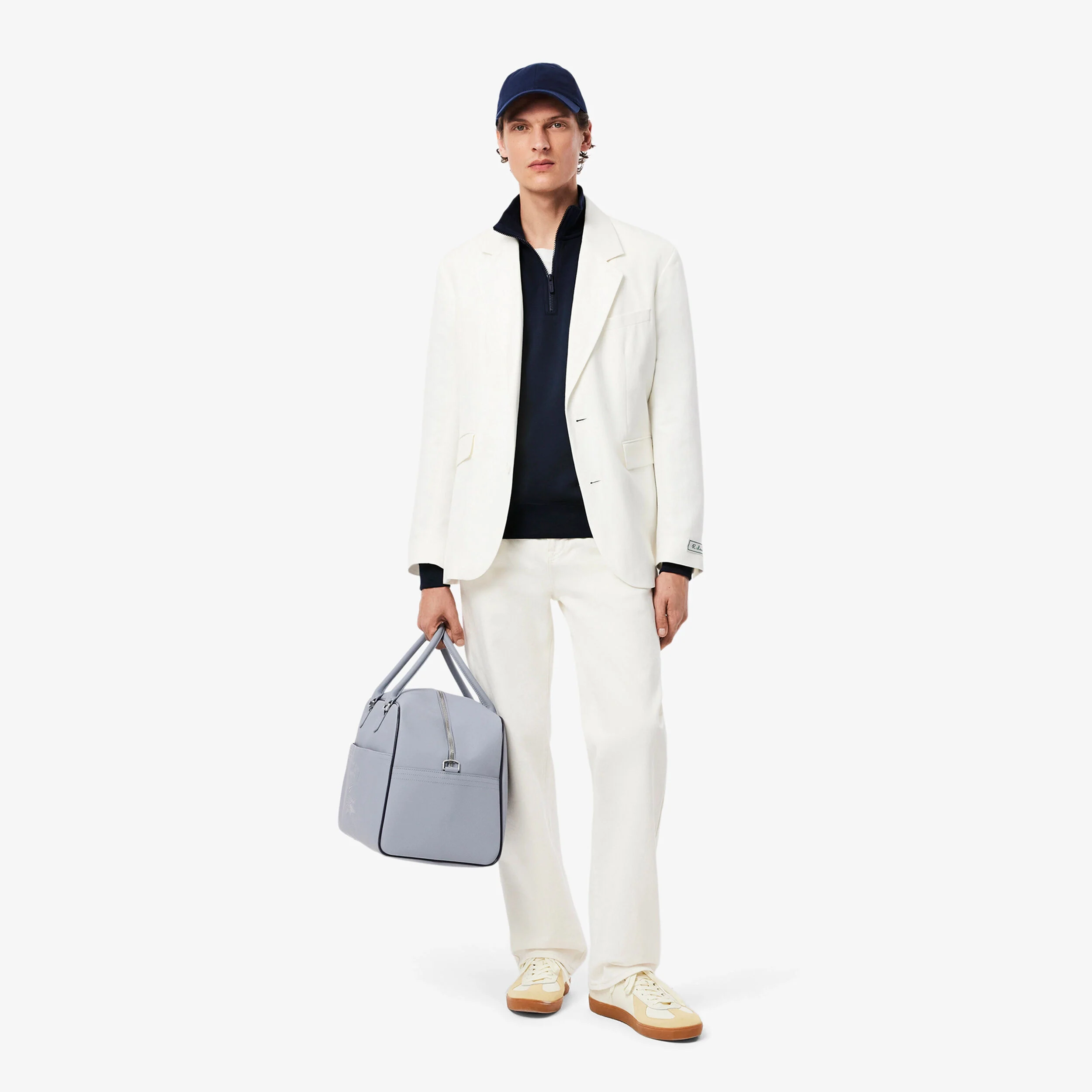 Lacoste High Neck Sweat-shirt Hommes - Bleu Foncé
