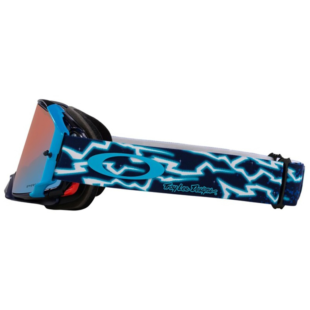 Oakley - Masque Airbrake MX Troy Lee Designs Lightning - Ecran Prizm iridium Bleu / Noir