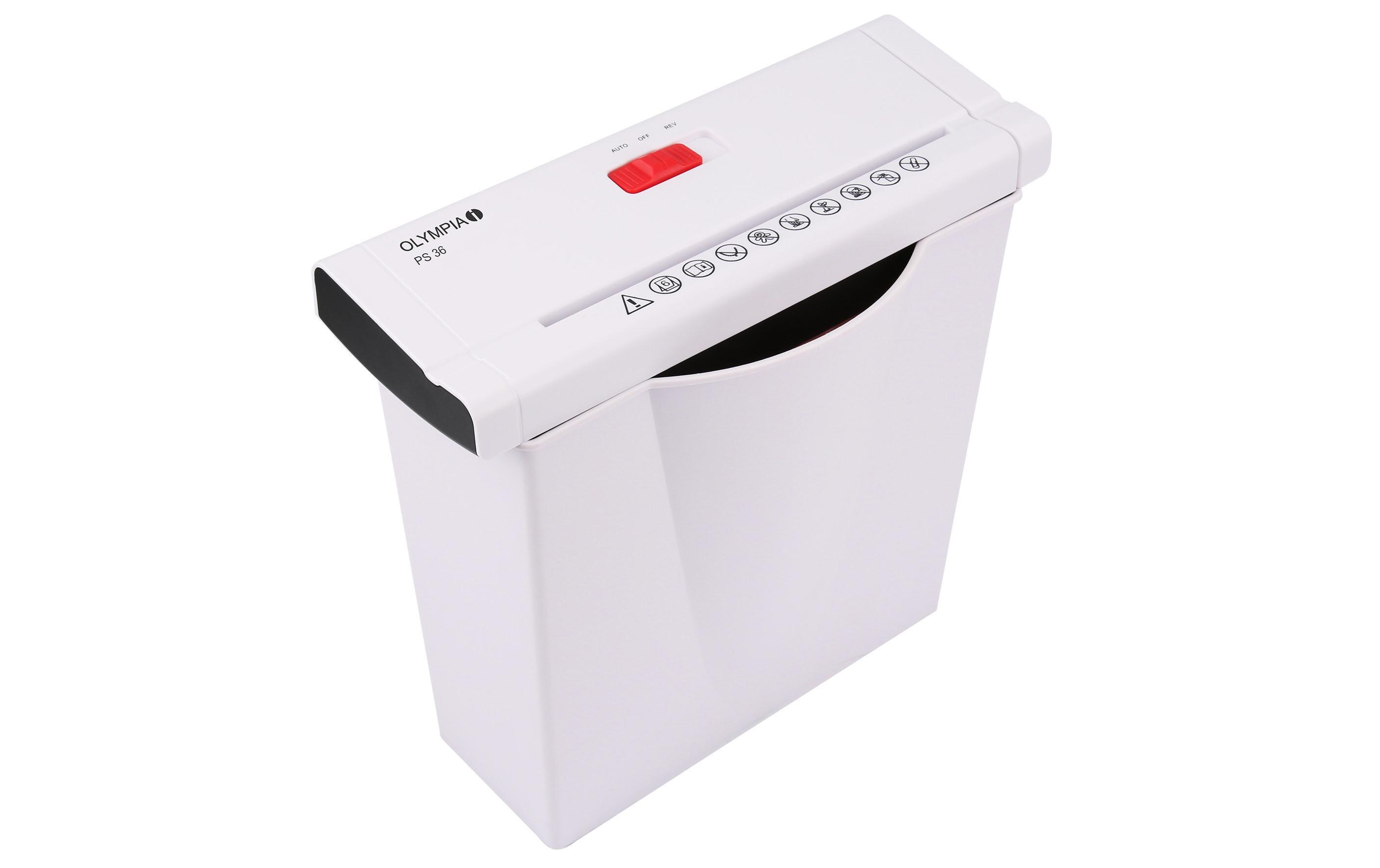 Aktenvernichter PS 36 P-2, 6 SeitenPapierschredder
