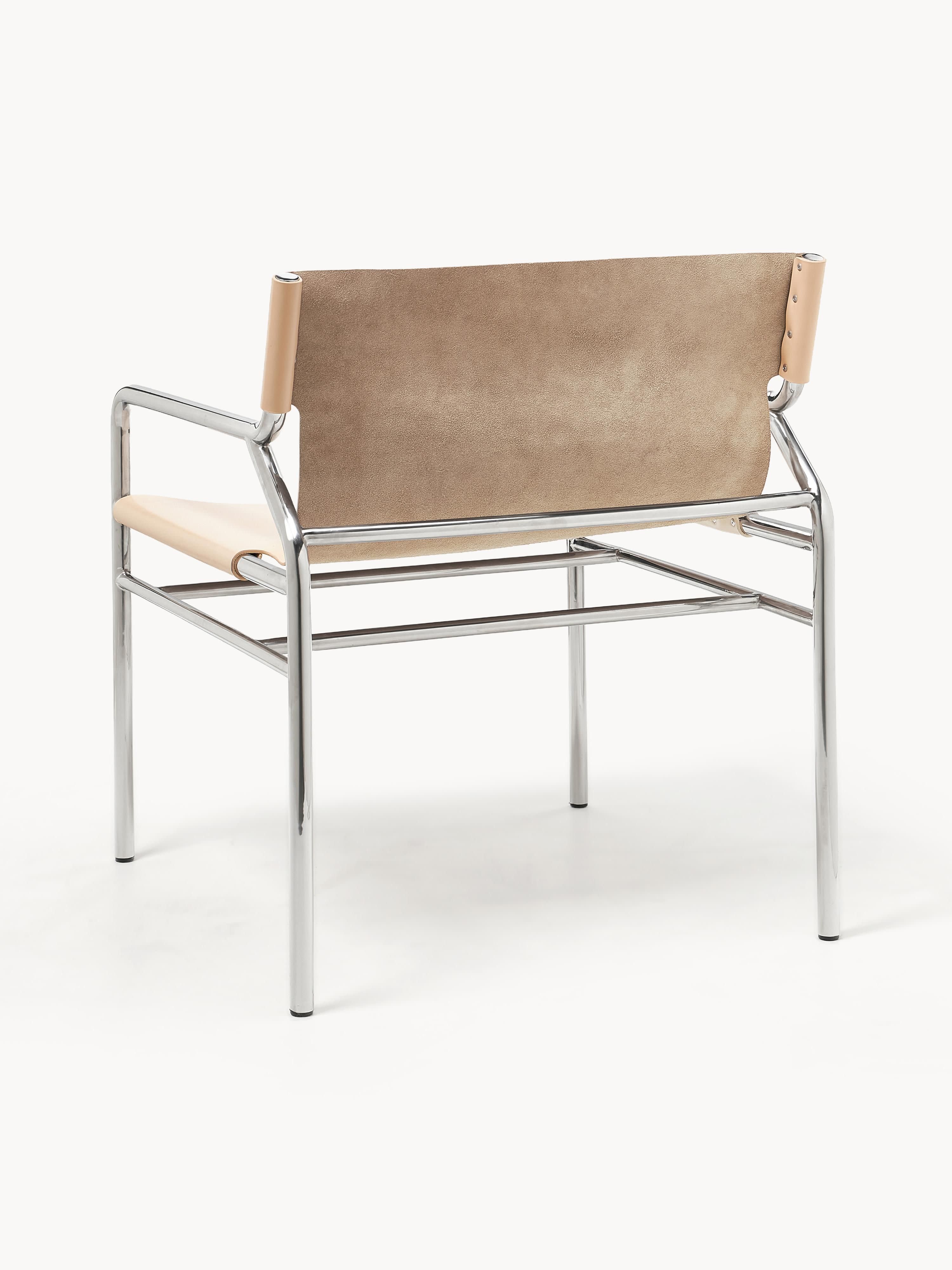 Leren loungefauteuil Dion