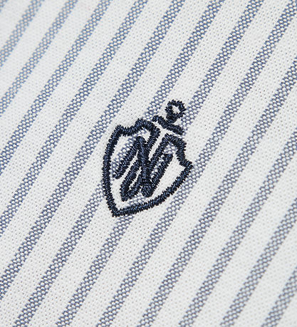 Name It Skjorte - NkmRekid - Bright White/THIN STRIPE - FLINT ST