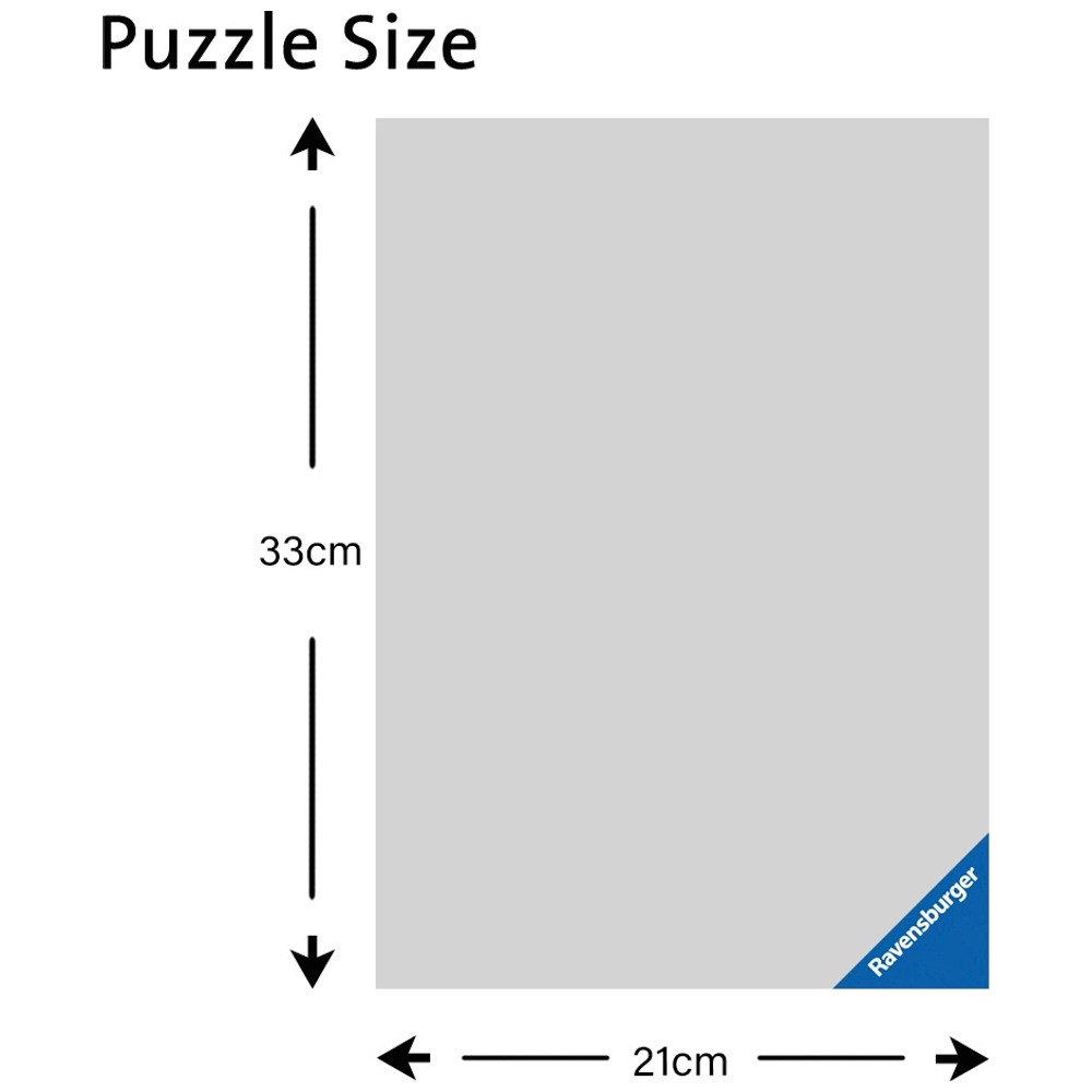 Ravensburger Mittwoch: Umarmungsfreie Zone – 300-teiliges Puzzle