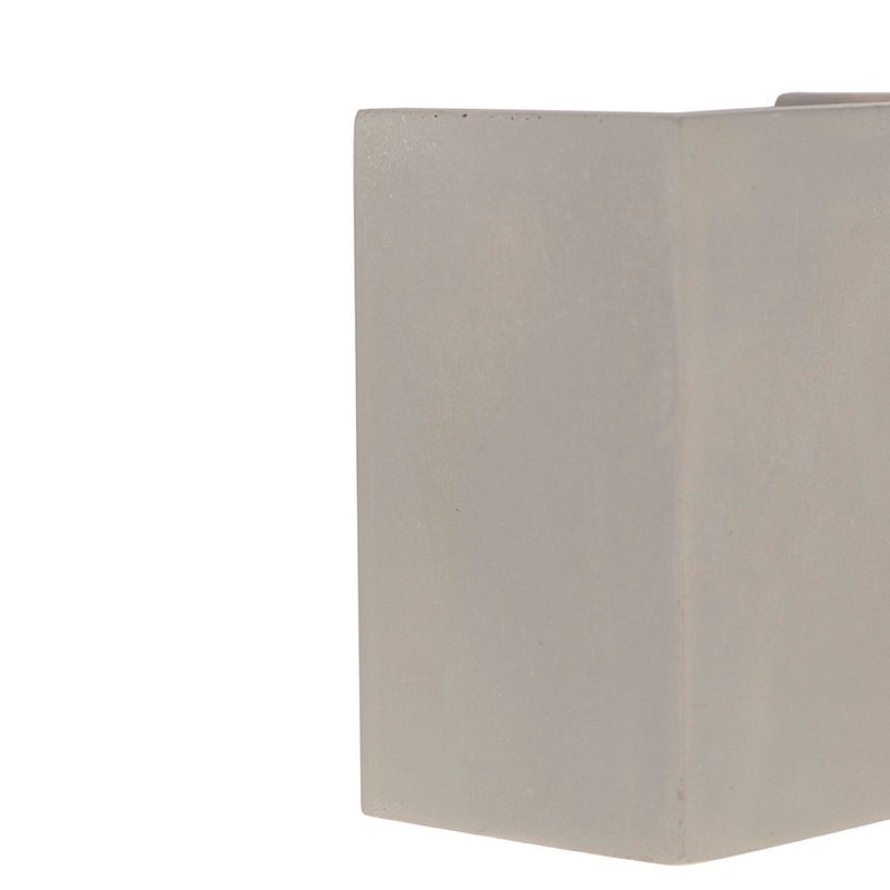 Industriële wandlamp beton met lichteffect - Meave