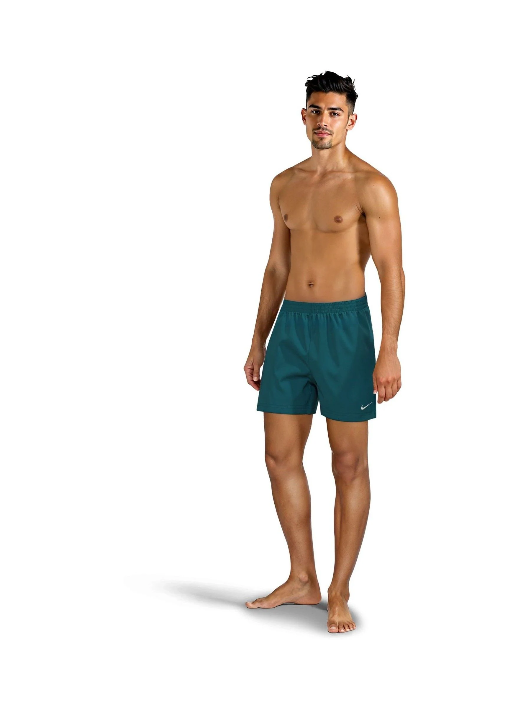 Blauwgroen - 5 inch - Nike Essential volley-zwemshort
