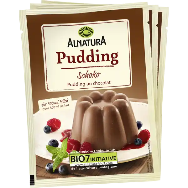 Alnatura Schokopudding 3x46g