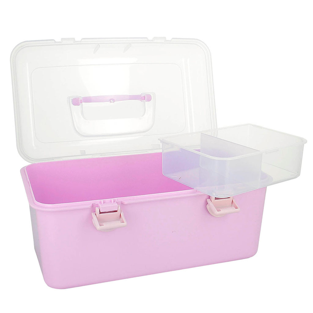 Boite de rangement couture violet 26x16x14cm