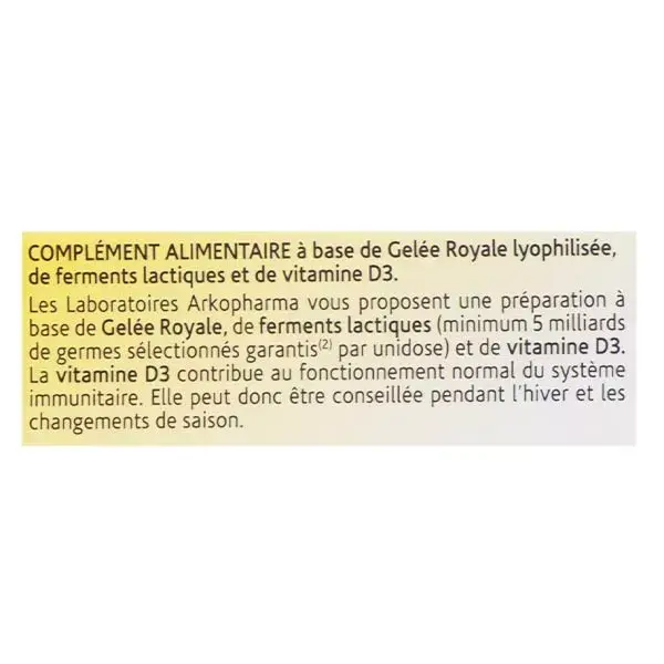 Arkopharma Arkoroyal Défenses de l'Organisme Junior 5 unidoses