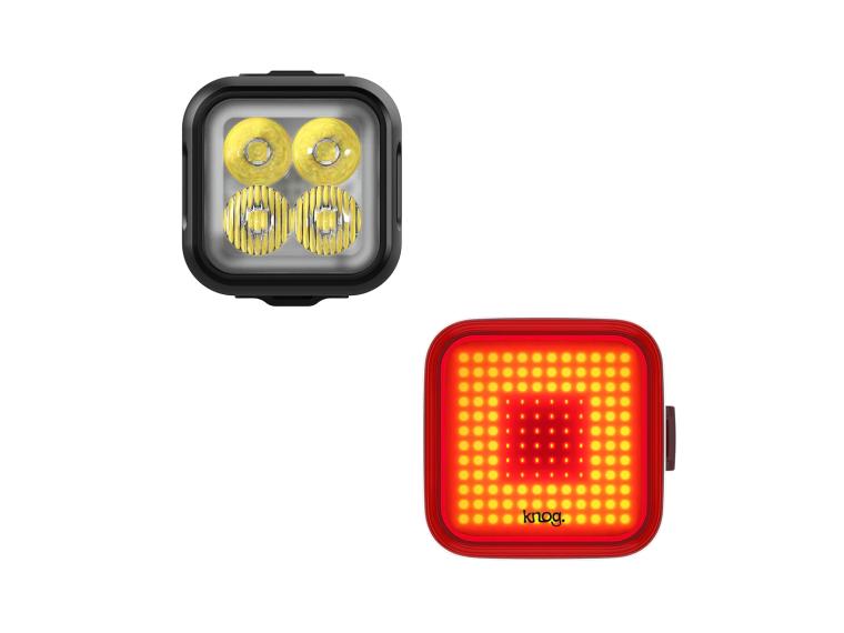 Knog Blinder Pro 900 + Plus Square Rear Verlichtingsset