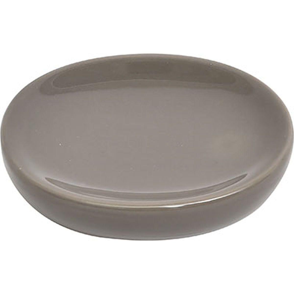 PORTE SAVON DOLOMITE OVAL TAUPE
