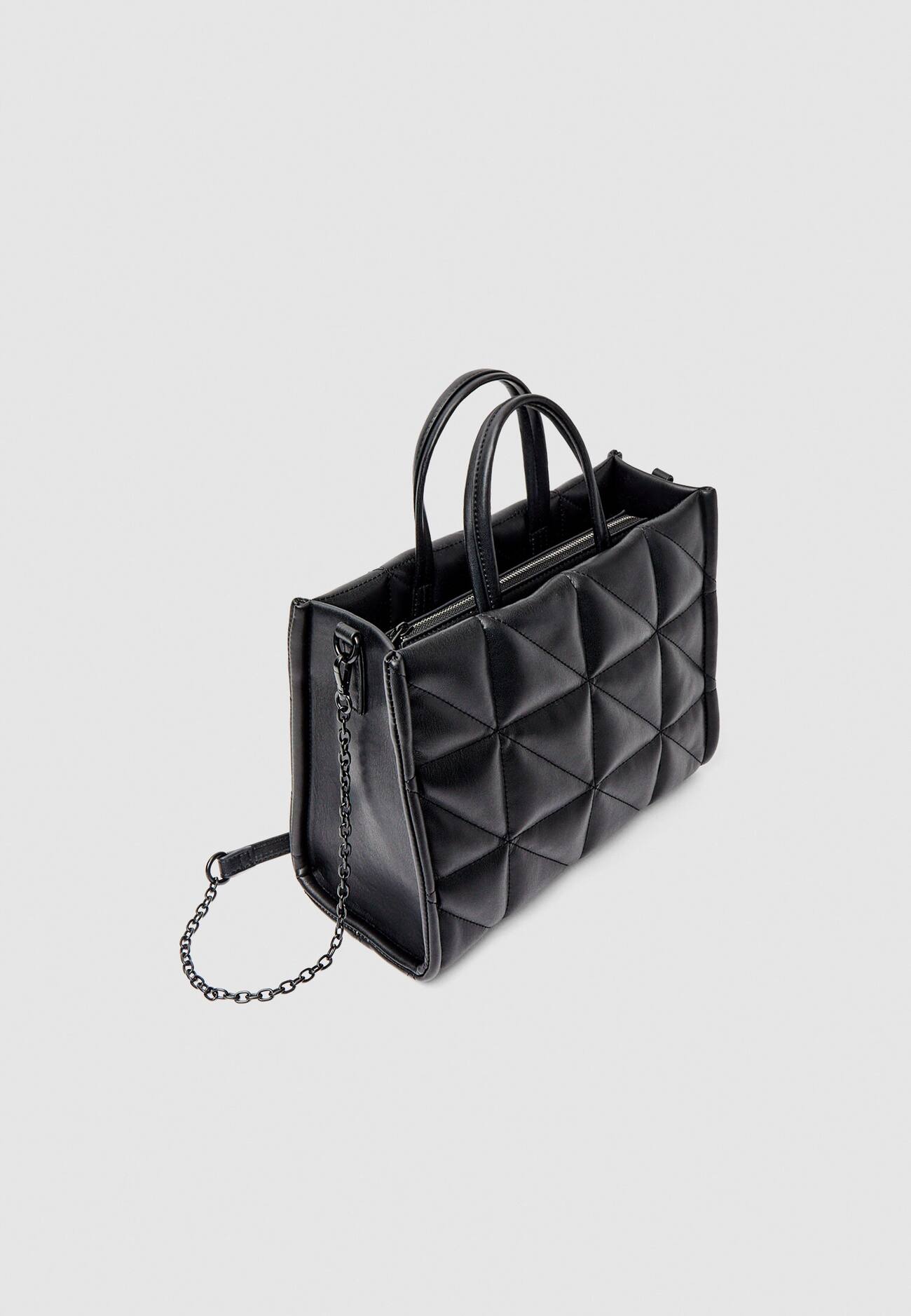Bolsa de compras acolchoada de tamanho médio