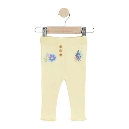 Travel With Love Legging   Jaune        de               P'tit bisou