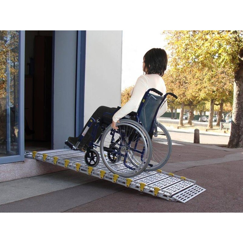 Rampe d'Accès Enroulable ROLL-A-RAMP - 75cm - Alu