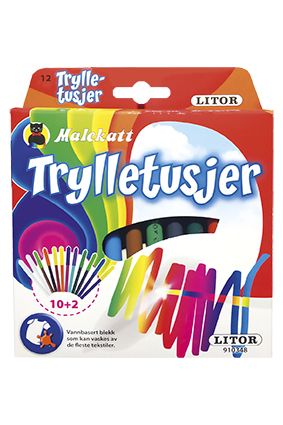 Malekatt Magiske tusjer 12pk