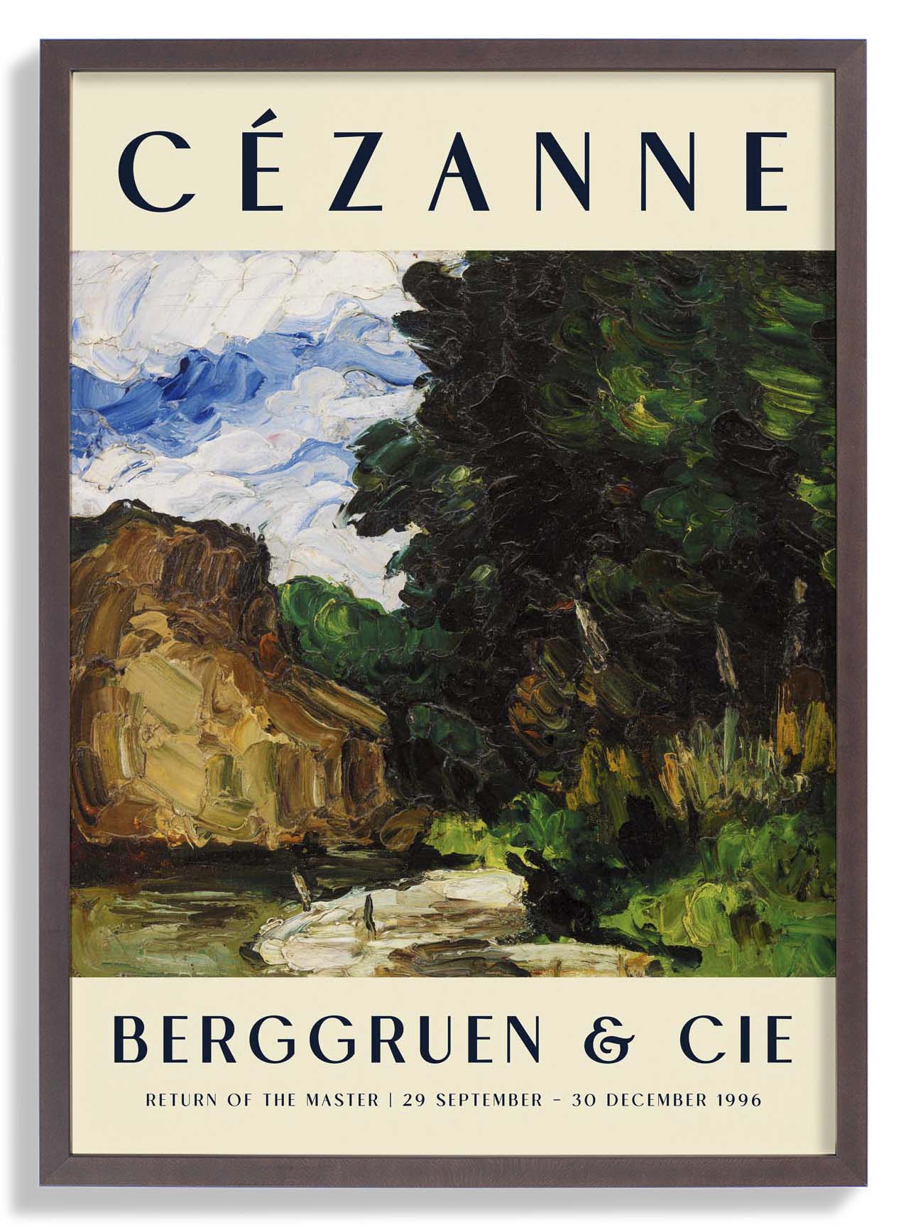 River Bend Kunstausstellung von Paul Cézanne