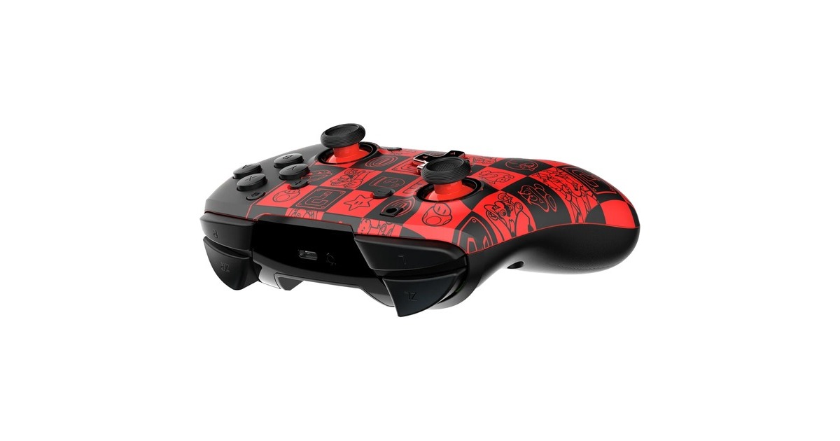 PDPWireless Controller - Rematch Glow  (Rood/zwart, Nintendo Switch, Nintendo Switch - OLED, Nintendo Switch Lite)