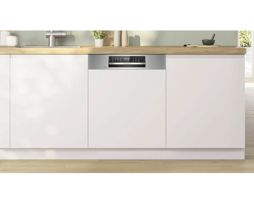 Bosch SMI6ZCS16E halfgeïntegreerde vaatwasser, 59,8 x 81,5 x 57,3 cm, voor 14 couverts, 9 l inhoud, 40 dB(A)