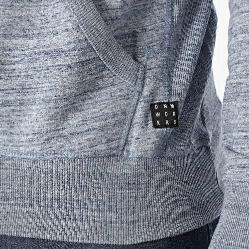 Sweat Zippé Capuche North 20706981 Bleu Clair Chiné