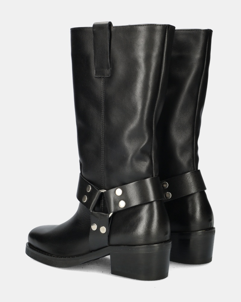 Nelson Bikerboots  - zwart
