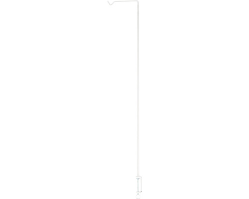 Esschert's Garden tafelhaak, 2,2 x 3,6 x 112,2 cm, staal, wit