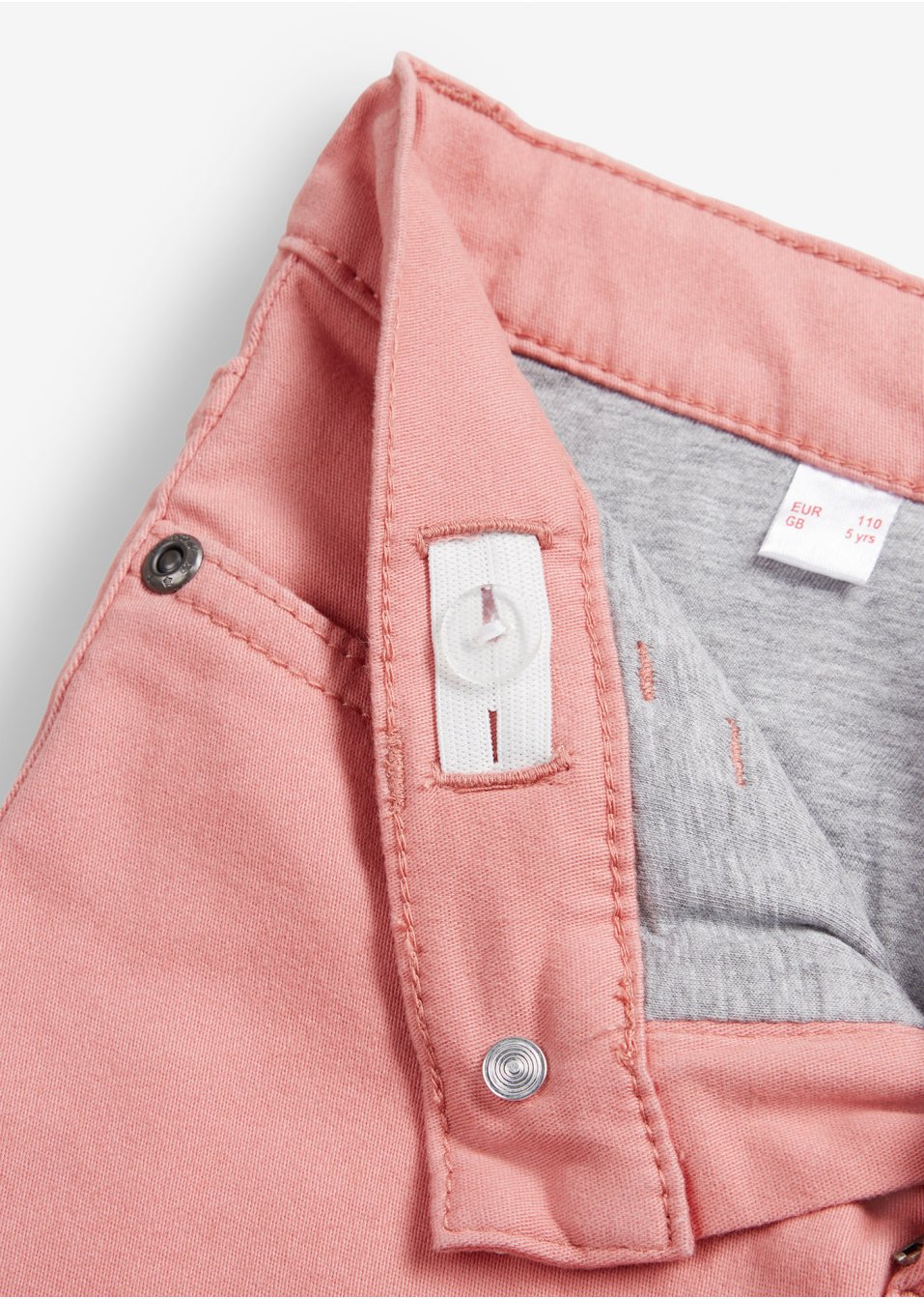Pantalon twill thermo fille avec doublure jersey
