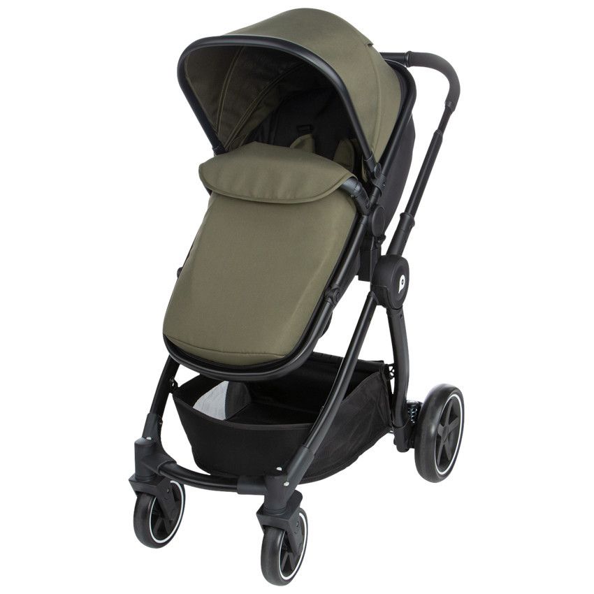 Poussette trio combinée Théa - Kaki - Ecru