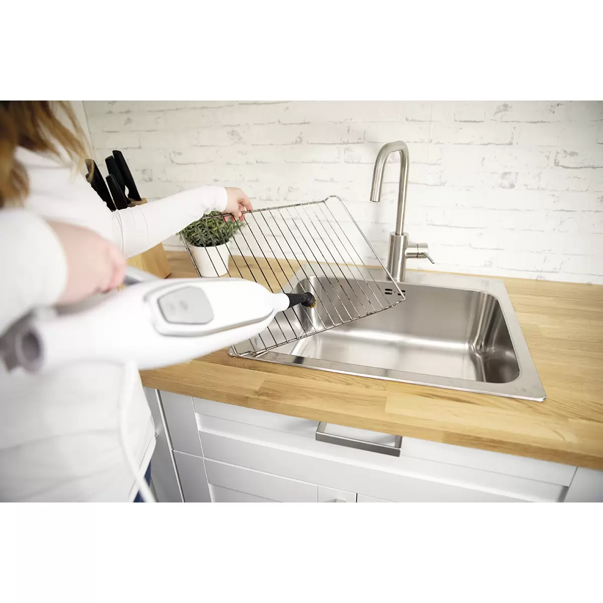 Dampfreiniger Livington Steam Twister weiss