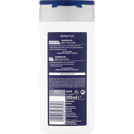 3-i-1 shower gel m. bambusekstrakt sensitiv hud