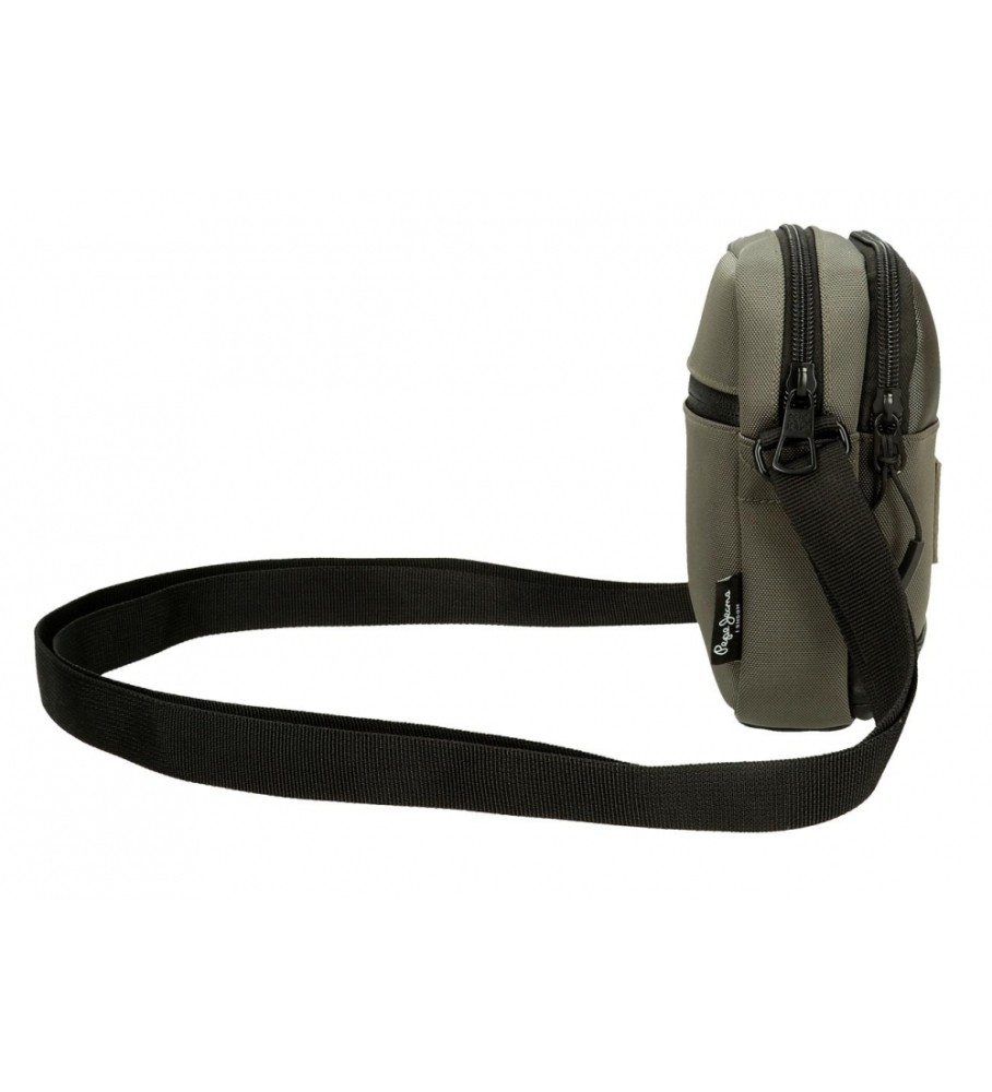 Bolsa de ombro pequena verde Leighton da Pepe Jeans
