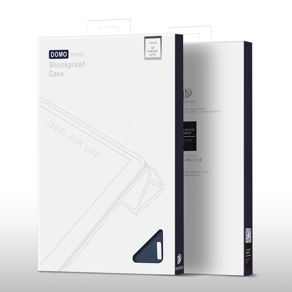 Samsung Galaxy Tab S6 Lite (2024/2022/2020) Tasche Smart Cover Hülle Stoff Design S-Pen Halterung - Dunkelblau