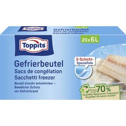 Sachet de congélation avec fond solide
