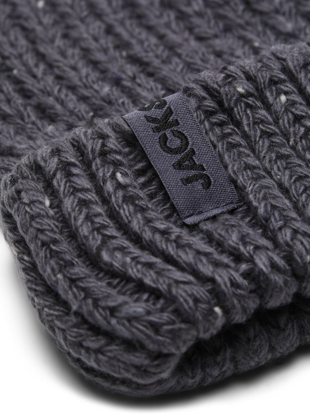 JACK & JONES muts JACCLIFF gemeleerd antraciet