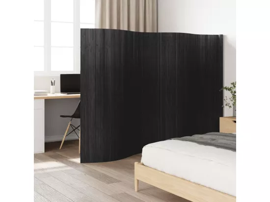 Cloison de séparation gris 165x400 cm bambou