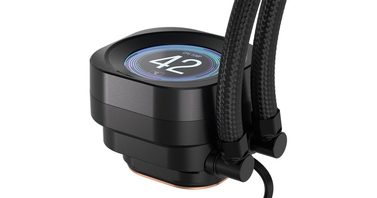 CorsairNAUTILUS 360 RS LCD CPU-vloeistofkoeler waterkoeling  (Zwart)