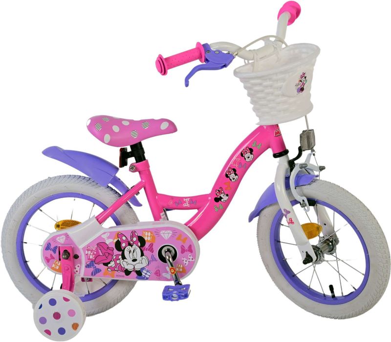 Disney - Minnie - Kinderfiets - Roze - 14 Inch
