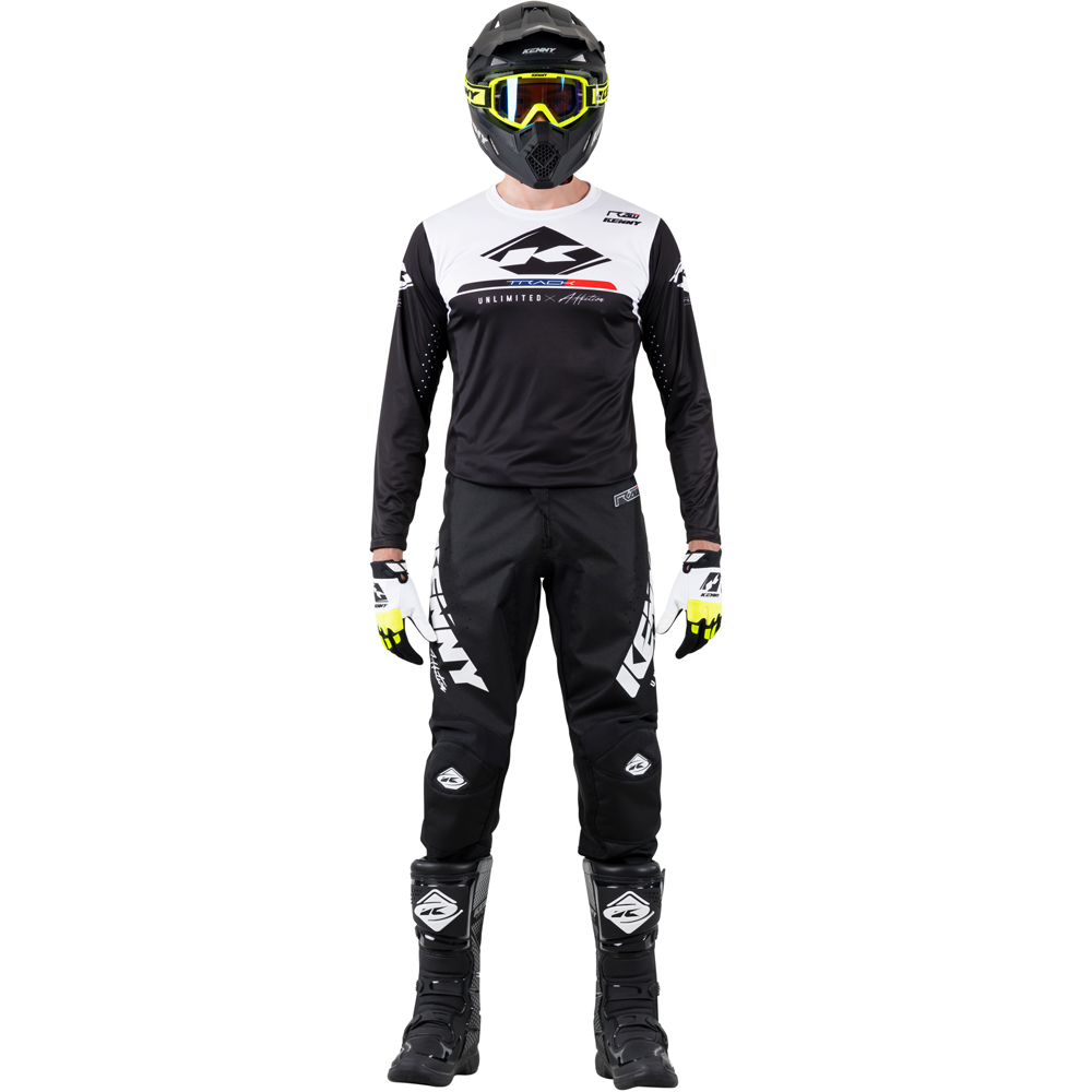 Kenny - Maillot Track Raw - 2023 Noir / Blanc