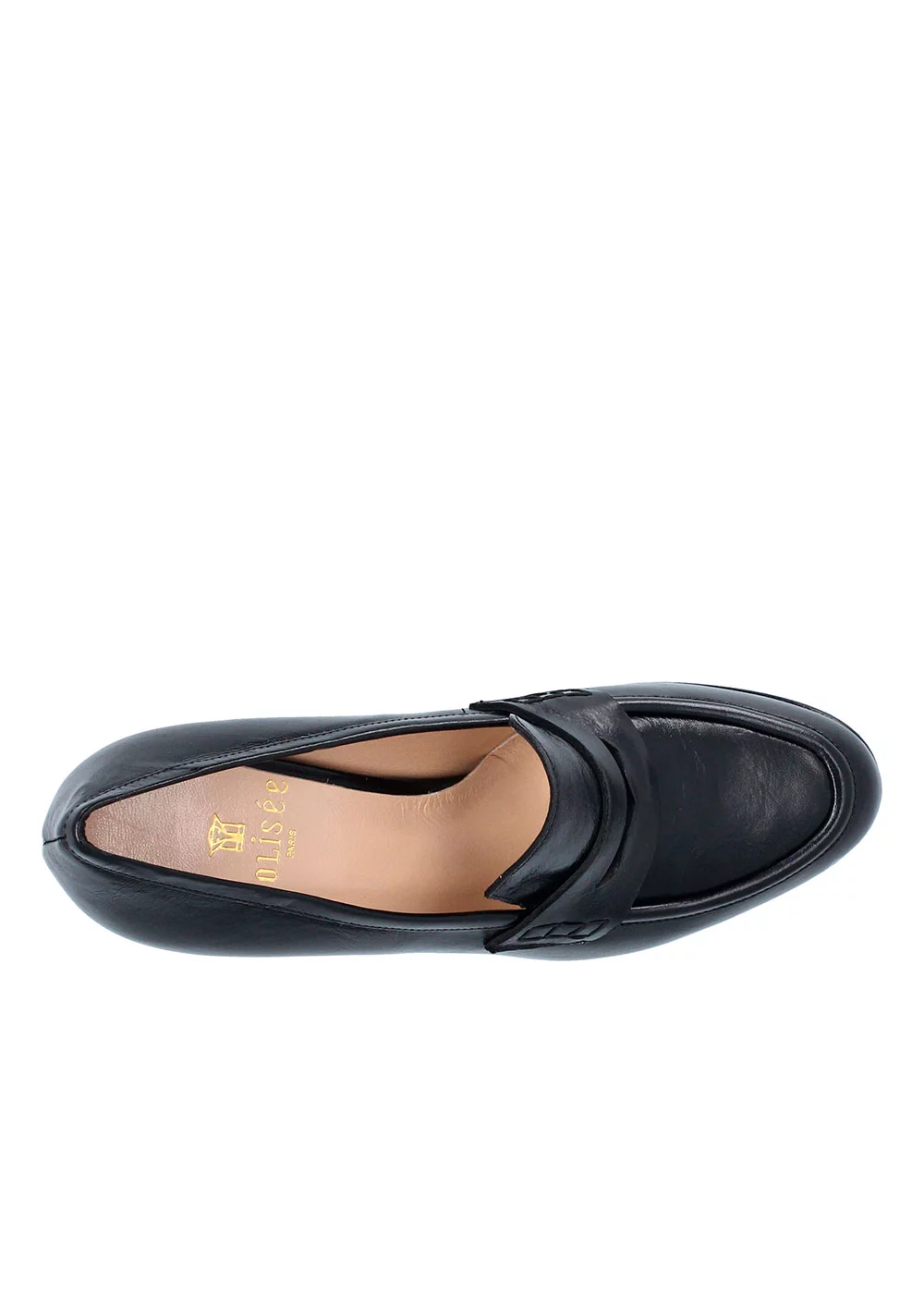 MOCASSIN PLATEAU VANESSA CUIR NOIR