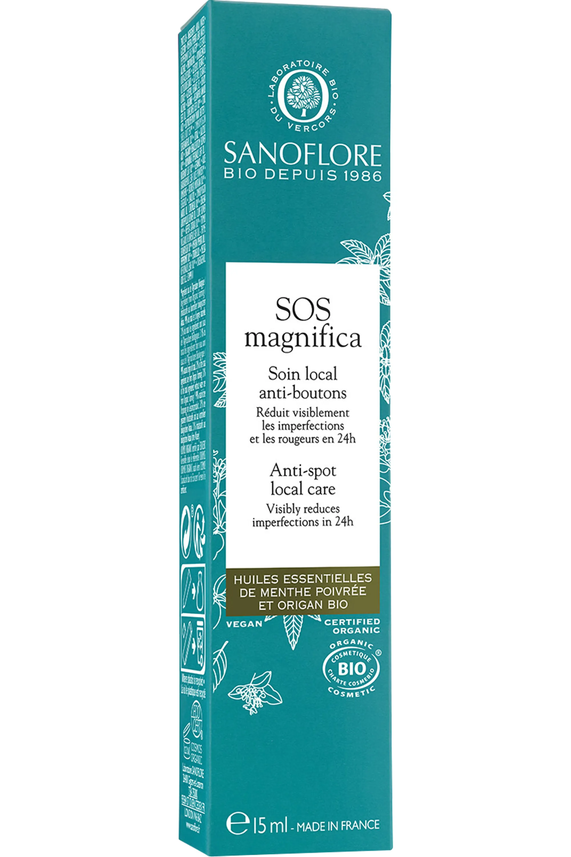 Sanoflore Soin local anti-boutons Bio Magnifica-15 ml