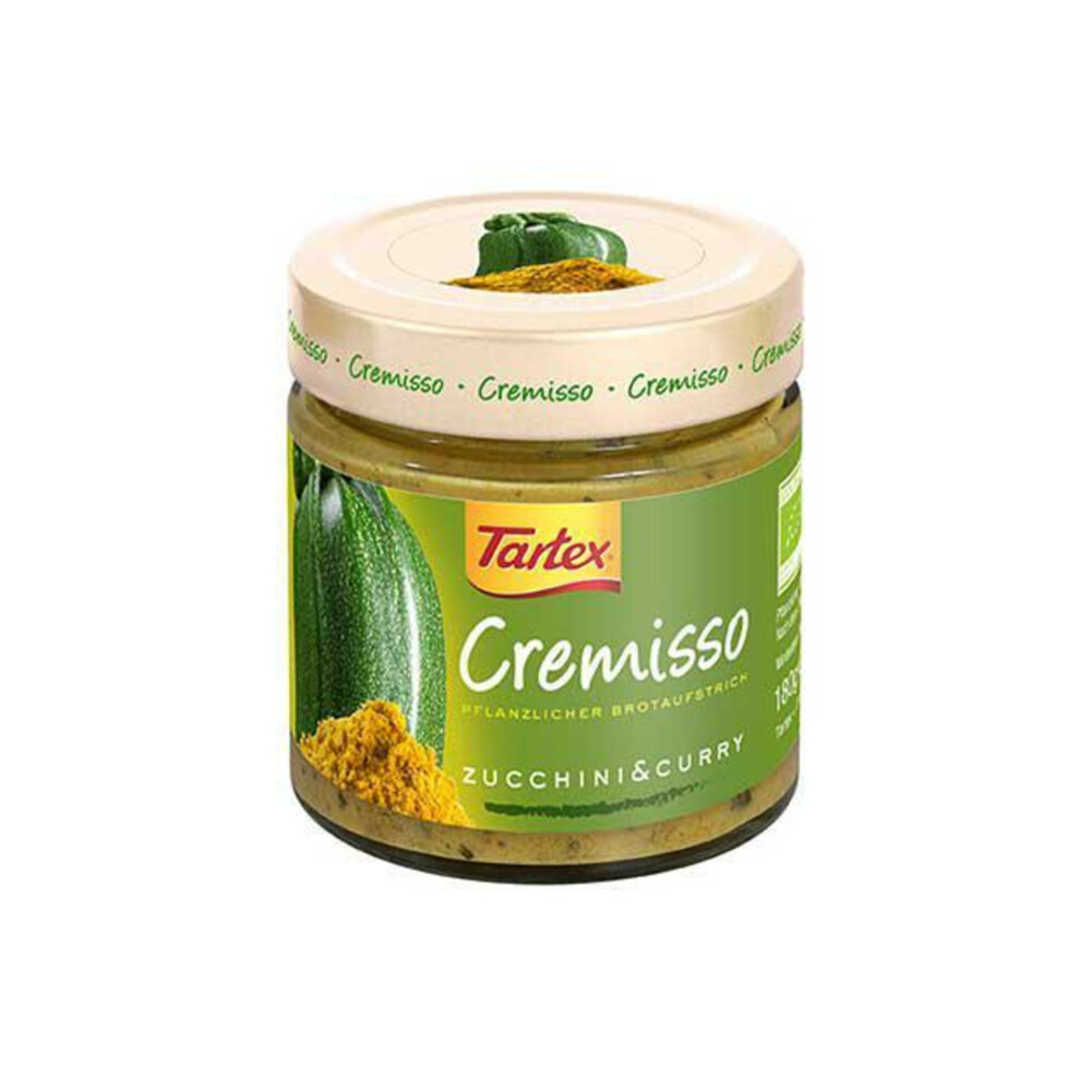 6x Tartex Cremisso Courgette Bio 180 gr