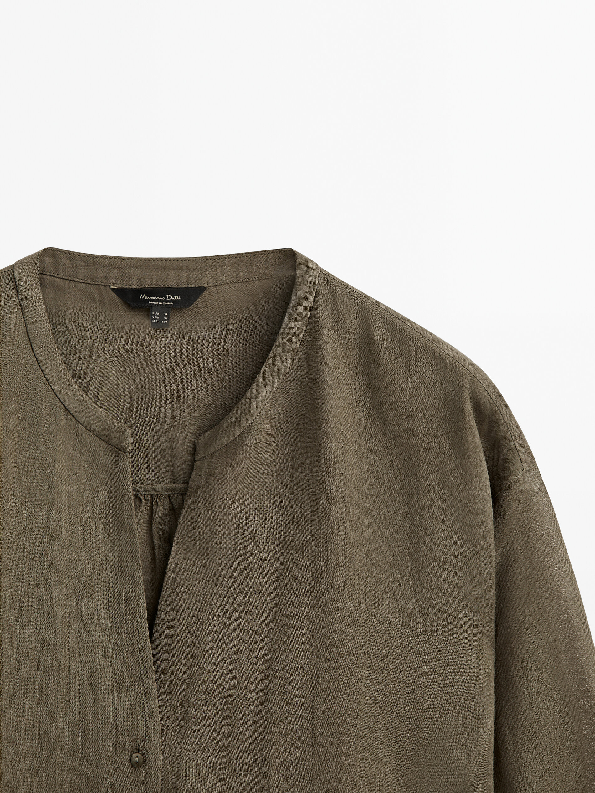 Blusa 100% Rami - Cáqui