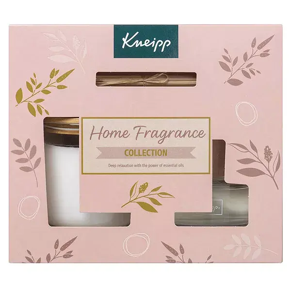 Conjunto de presente da coleção de fragrâncias para casa Kneipp