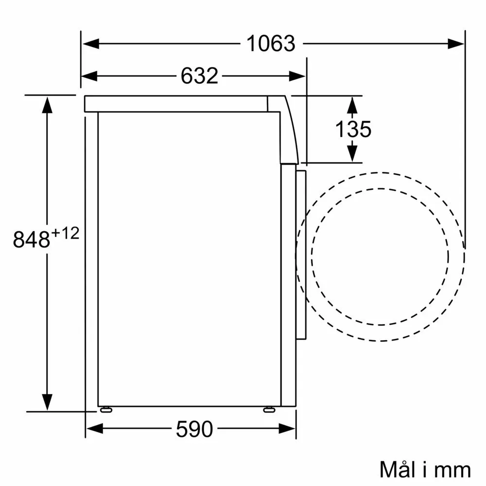 Siemens iQ500 WM14UPI0DN Vaskemaskine - 9 kg.